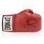 Red Everlast boxing glove signed by Joe Calzaghe with black signature and 46-0 inscription.