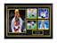 Deluxe ingelijste Duitsland-fotocollage gesigneerd door Lothar Matthäus met WK-trofee, handtekening en naamplaatje.