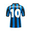 Back view of the Inter Milan 1990 home football shirt signed by Lothar Matthäus.