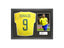 Ingelijst gesigneerd Brazilië voetbalshirt van Ronaldo de Lima met foto