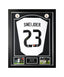 Wesley Sneijder signed Real Madrid football shirt number 23 displayed in a black and silver presentation frame.