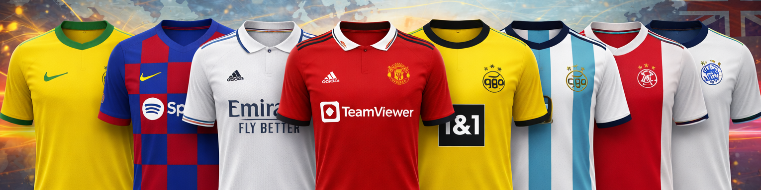 gesigneerd voetbalshirt
