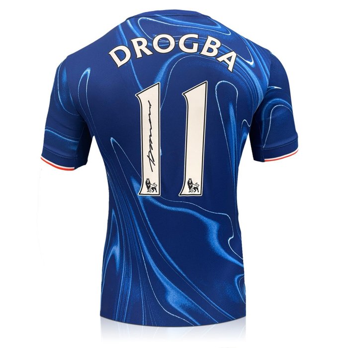 Didier Drogba Signed Chelsea 2024-25 Football Shirt Hoofdafbeelding