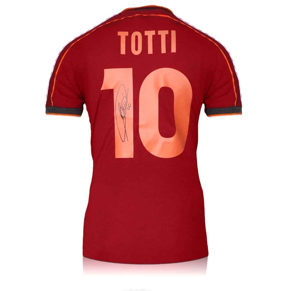 Francesco Totti Gesigneerd AS Roma 1998-99 Thuisshirt - Icon Frame - Sport Memorabilia Netherlands Hoofdafbeelding