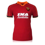 Francesco Totti Gesigneerd AS Roma 1998-99 Thuisshirt - Icon Frame - Sport Memorabilia Netherlands