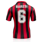 Franco Baresi Gesigneerd AC Milan 1988 Shirt - Icon Frame - Sport Memorabilia Netherlands