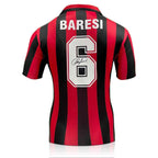 Franco Baresi Gesigneerd AC Milan 1988 Voetbalshirt - Sport Memorabilia Netherlands
