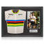 Mark Cavendish Gesigneerd UCI Wereldkampioen Regenboogtrui Icon Frame - Sport Memorabilia Netherlands