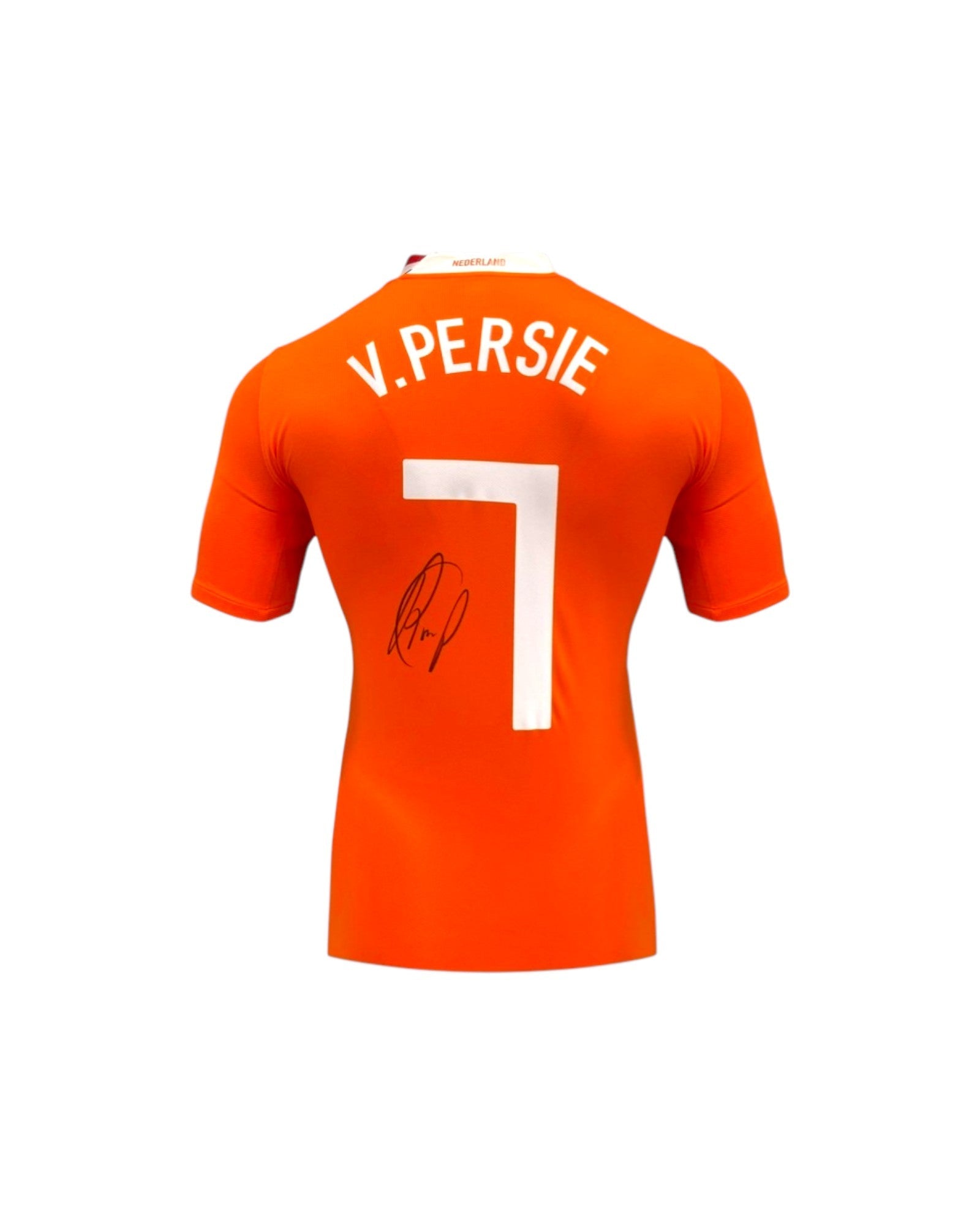 Robin van Persie Gesigneerd Nederland Shirt 2008-10 Icon Frame - Sport Memorabilia Netherlands
