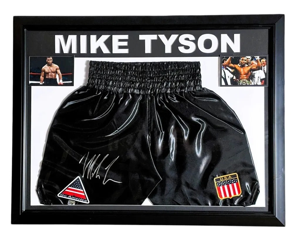 Boksbroekje inlijsten - deluxe frame - Sport Memorabilia Netherlands