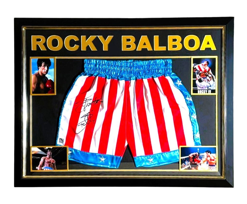 Boksbroekje inlijsten - deluxe frame - Sport Memorabilia Netherlands