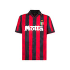 AC Milan 1994 home football shirt shown from the front