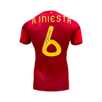 Andrés Iniesta Signed Spain Football Shirt – Autographed Jersey