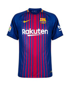 FC Barcelona 2017-18 home football shirt shown from the front