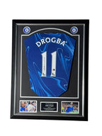 Didier Drogba Signed Chelsea 2024-25 Football Shirt – Deluxe Frame