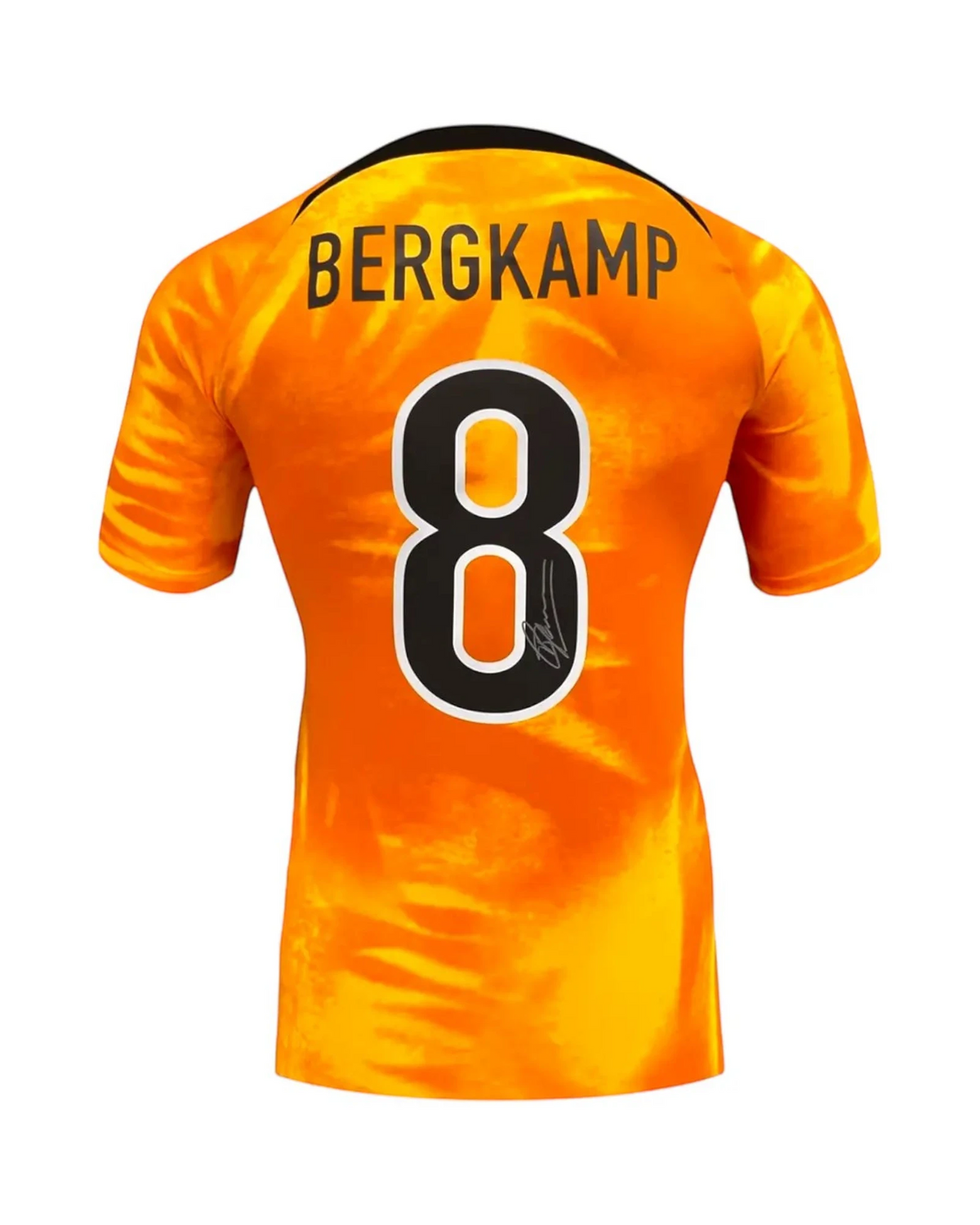 Dennis Bergkamp Gesigneerd Voetbalshirt Nederland 2022-23 - Sport Memorabilia Netherlands