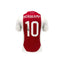 Dennis Bergkamp signed Ajax home football shirt back with name Bergkamp and number 10