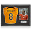 Dennis Bergkamp Gesigneerd Holland 2022-23 Voetbalshirt met Icon Frame en Foto Kopen - Uniek Collectie_ITEM - Sport Memorabilia Netherlands