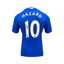 Back view of the Chelsea 2000 football shirt signed by Eden Hazard.