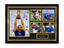 Deluxe ingelijste Italië-fotocollage gesigneerd door Fabio Cannavaro met WK-trofee, handtekening en naamplaatje.
