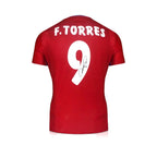 Back view of the official Atlético Madrid 2015-16 home football shirt signed by Fernando Torres.