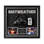 Floyd Mayweather Jr. gesigneerde Everlast bokshandschoen professioneel ingelijst in luxe Deluxe Frame.