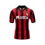 Front view of the AC Milan 1994 home football shirt.
