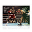 Mike Tyson en Frank Bruno Gesigneerde Boksenfoto