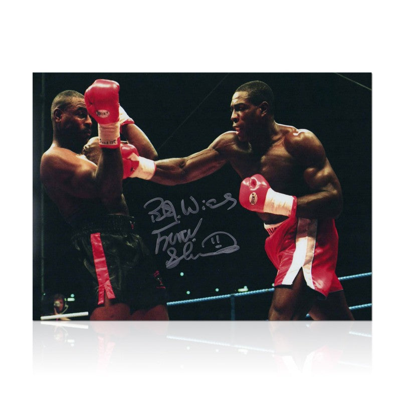 Frank Bruno Gesigneerde Boksenfoto – Fighting McCall Main image