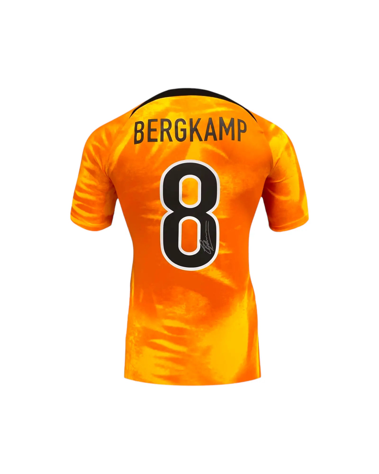 Dennis Bergkamp Gesigneerd Voetbalshirt Nederland 2022-23 - Sport Memorabilia Netherlands
