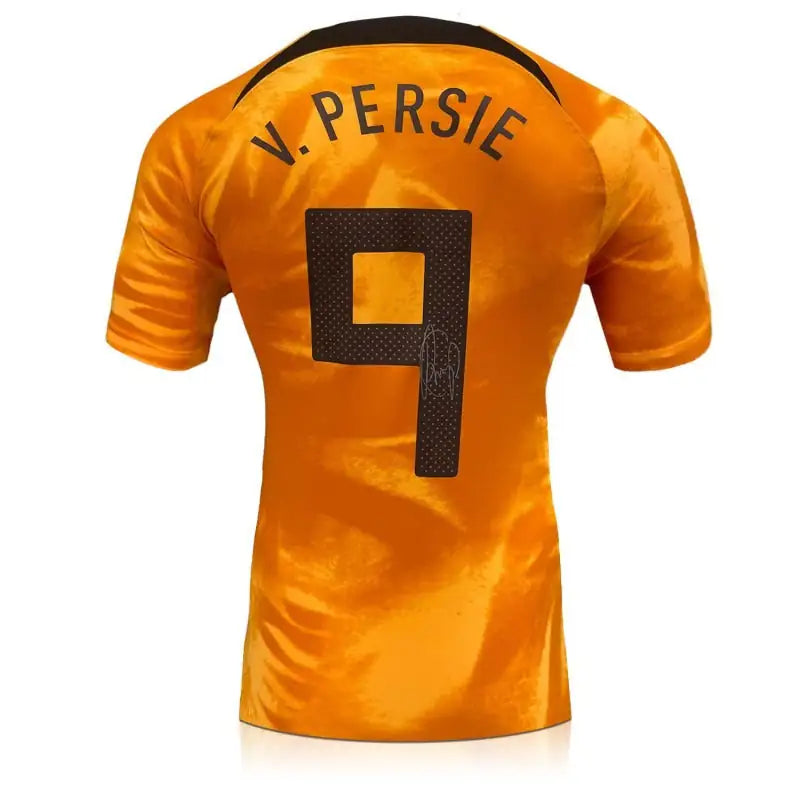 Robin van Persie Gesigneerde Holland 2022-23 Voetbalshirts Netherlands