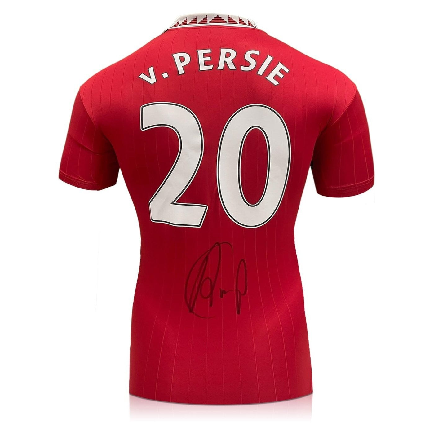 Robin van Persie Gesigneerd Manchester United Shirt 2022-23 - Icon Frame - Sport Memorabilia Netherlands