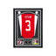 Jaap Stam gesigneerd Ajax 2006 voetbalshirt met rugnummer 3 professioneel ingelijst in Deluxe Frame