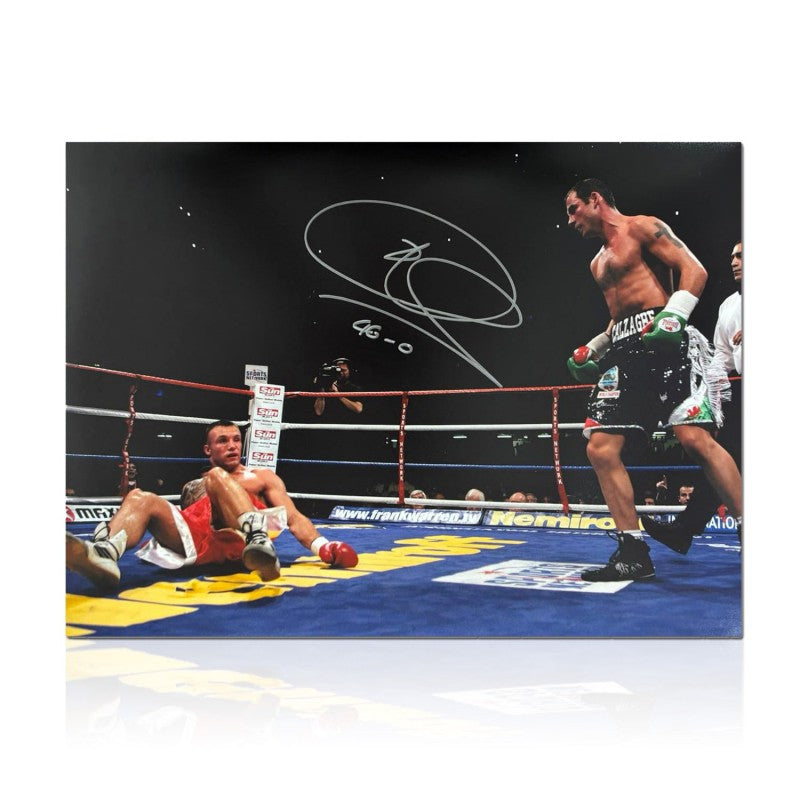 Joe Calzaghe Gesigneerde Boksenfoto – Tegen Mikkel Kessler Main image