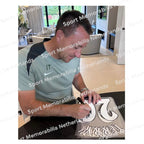 Signing proof of John Terry signing a Chelsea football shirt during a private signing session.