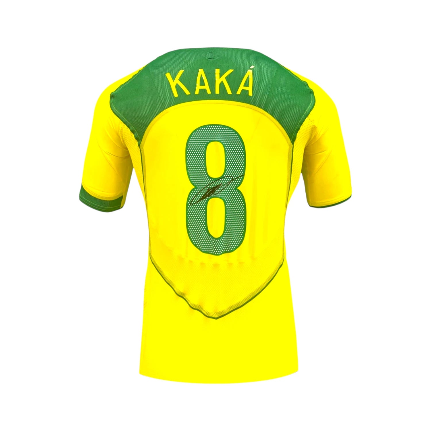 Kaká Gesigneerd Brazilië 2004-06 Voetbalshirt Hoofdafbeelding