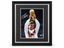 Deluxe ingelijste Duitsland-foto gesigneerd door Lothar Matthäus met WK-trofee en handtekening.