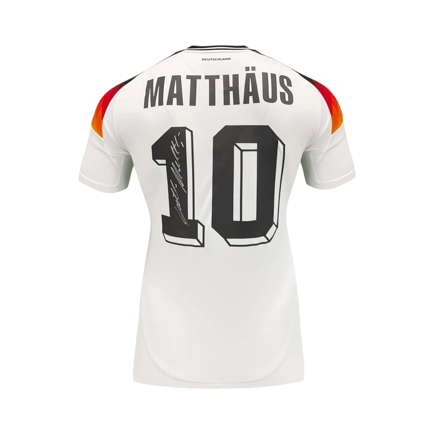 Lothar Matthäus Gesigneerd Duitsland 2024 Voetbalshirt