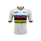 Official UCI World Champion rainbow cycling jersey signed by Mark Cavendish.