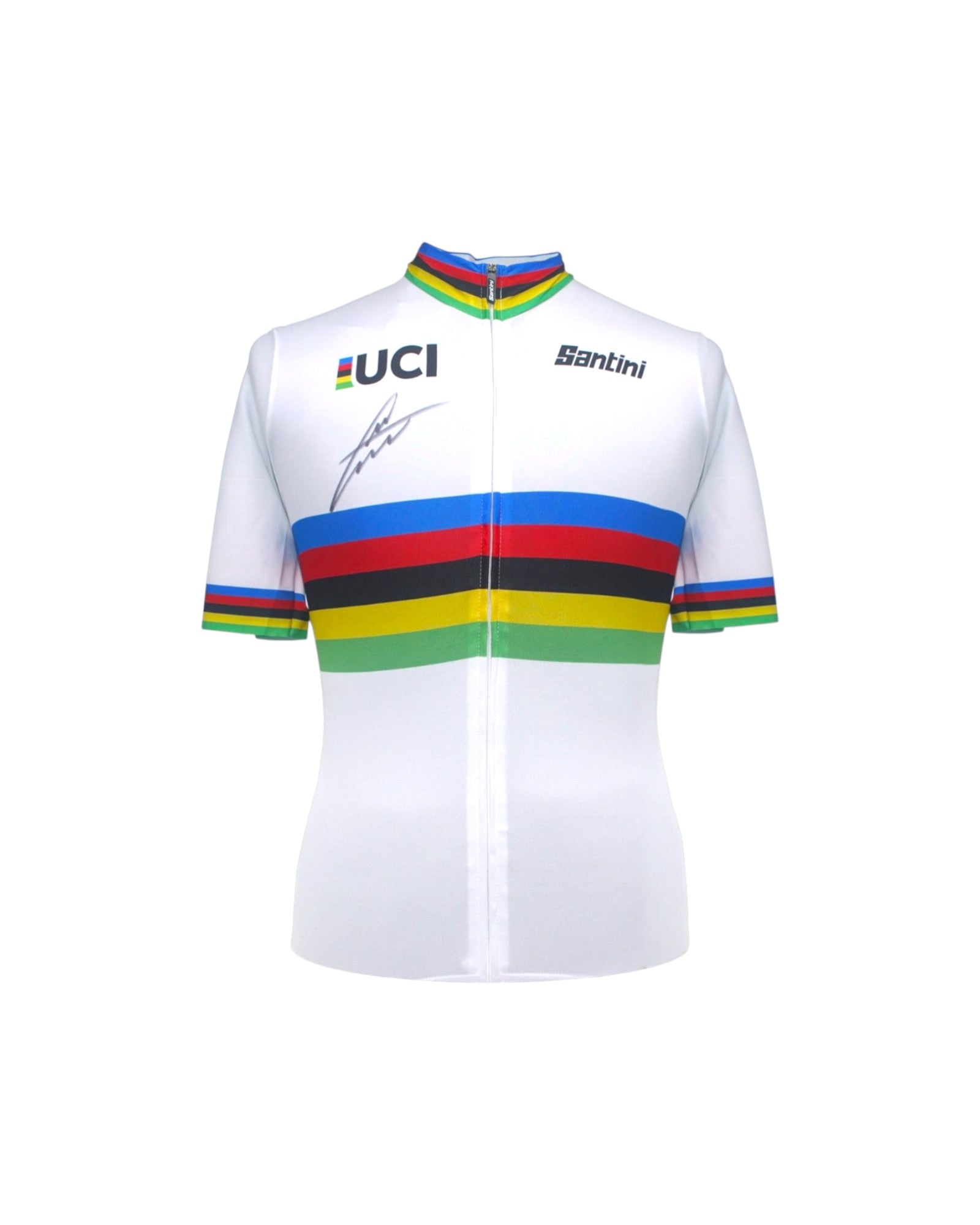 Mark Cavendish Gesigneerd UCI Wereldkampioen Regenboogtrui - Deluxe Frame - Sport Memorabilia Netherlands Hoofdafbeelding