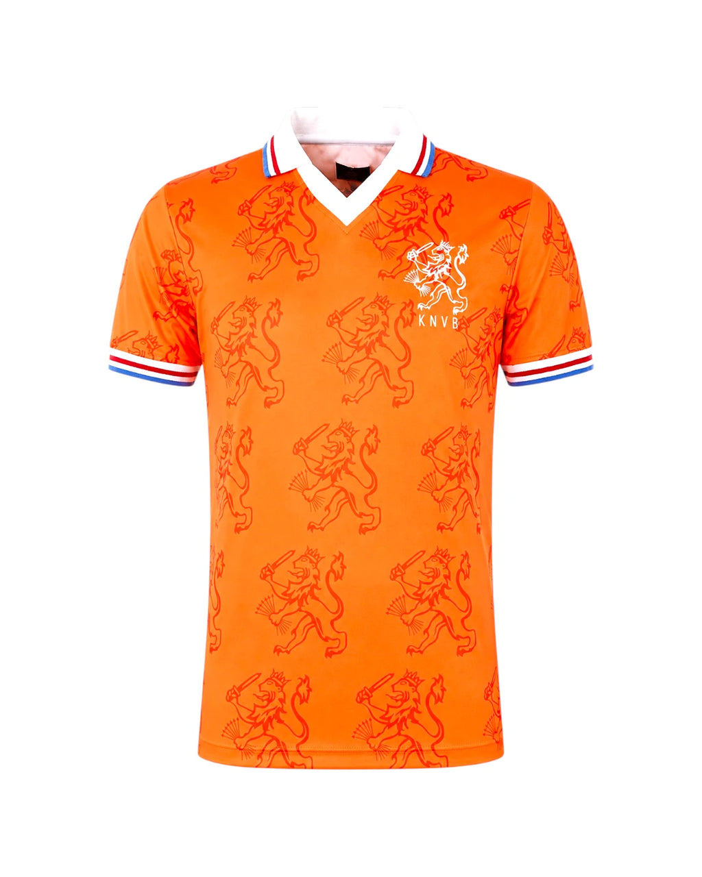 Front view of the official replica Holland 1994 home football shirt.