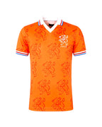 Front view of the official replica Holland 1994 home football shirt.