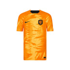 Front view of the official Netherlands 2024 home football shirt.