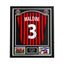 Paolo Maldini gesigneerd AC Milan Centenary 2000 Home voetbalshirt met rugnummer 3 professioneel ingelijst in Deluxe Frame.