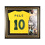 Pelé Gesigneerd Brazilië 1970 Retro Shirt - Deluxe Frame (kopie) - Sport Memorabilia Netherlands