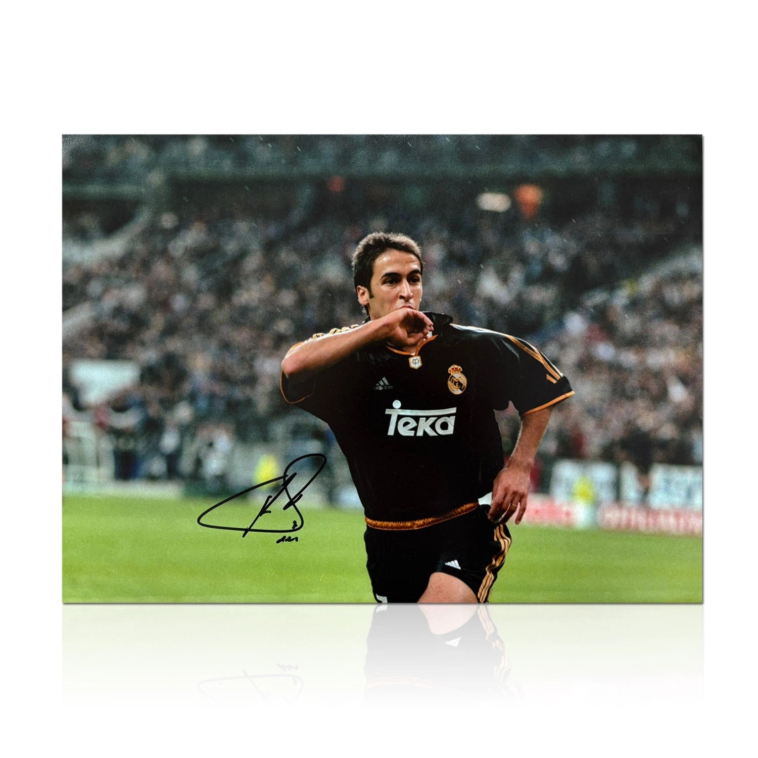 Raúl Gesigneerde Real Madrid Champions League 2000 Foto – Deluxe Ingelijst Secundaire afbeelding