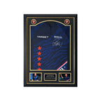 Raymond van Barneveld signed Target RVB darts shirt professionally presented in a Deluxe Frame.
