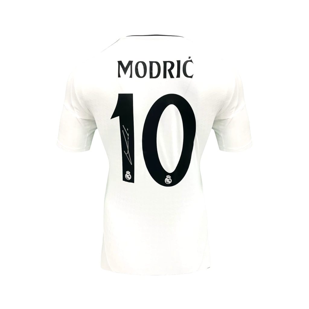 Luka Modrić Gesigneerd Real Madrid 2024-25 Voetbalshirt