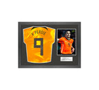 Robin van Persie Gesigneerd Nederland Shirt 2022-23 - Icon Frame - Sport Memorabilia Netherlands