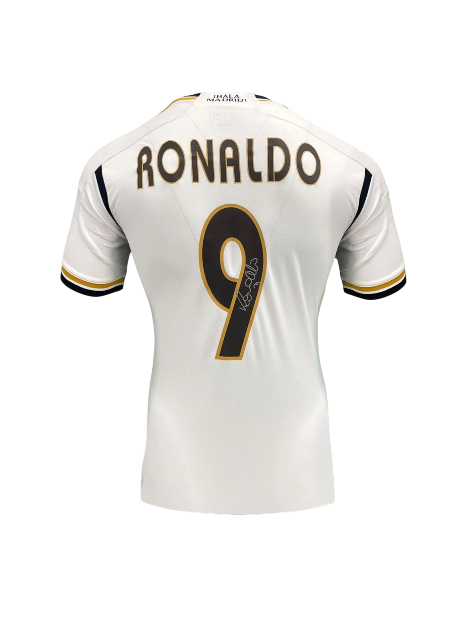 Ronaldo de Lima signeert Real Madrid voetbalshirt Hoofdafbeelding